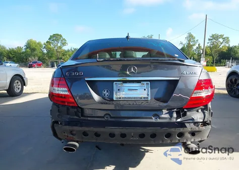 2013 Mercedes-Benz C 300 Sport 4Matic from USA, damaged, VIN WDDGF8AB4DR241322